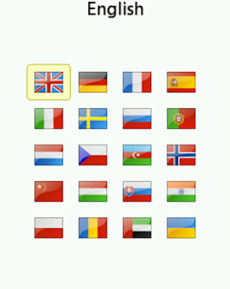 Language selection