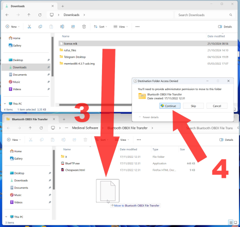 Move license file into the application folder