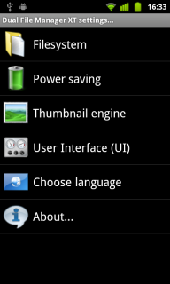 App settings